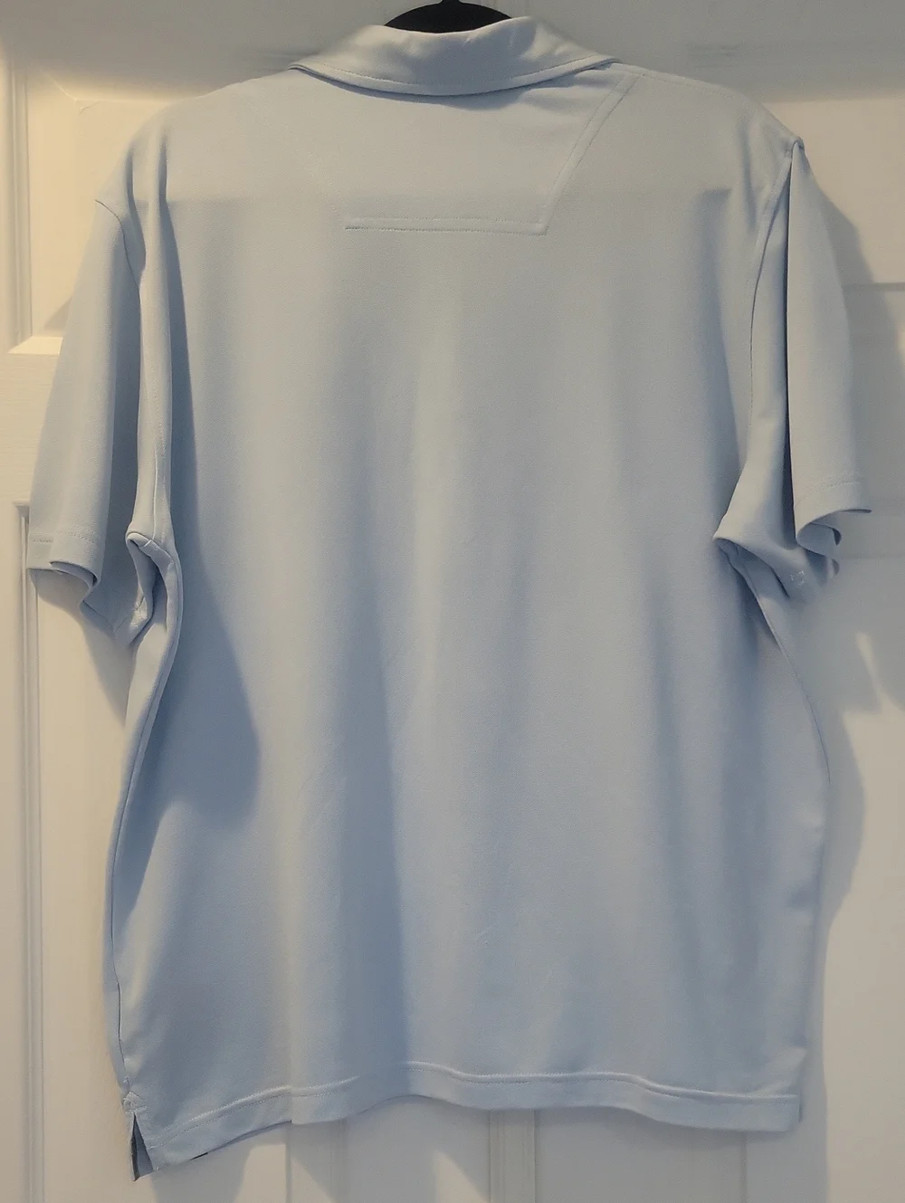 NORTH FACE Short-Sleeve Quarter-Zip Performance Polo Blue Size Large